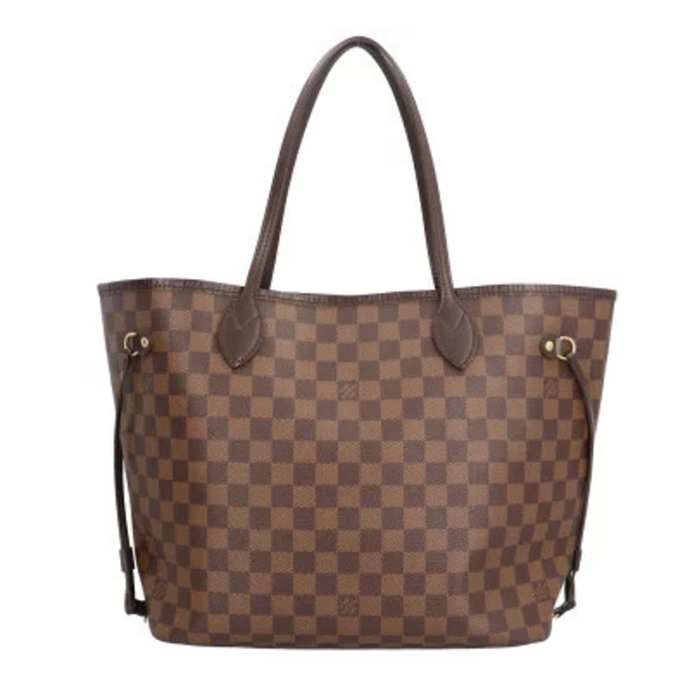 Louis Vuitton Neverfull Damier Tote Bag Canvas Brown